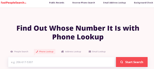 How to find the name and address details of a given phone number